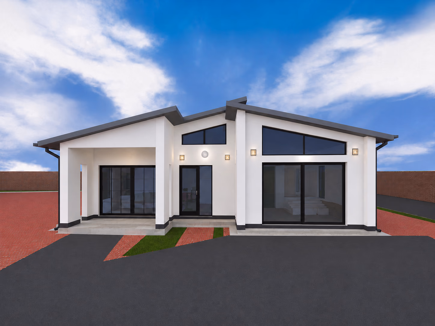 Completed house